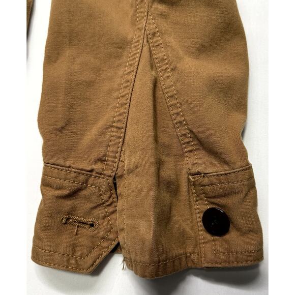 J CREW  Brigadier Utility Jacket Coat Tan Khaki Military Field L - Picture 9 of 11